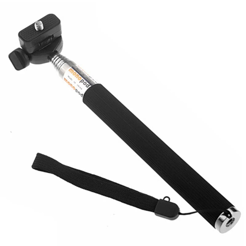 ORBMART Extendable Handheld Selfie Stick Monopod + Mount Adapter For Gopro Hero 5 4 3 3+ 2 SJ4000 Xiaomi Yi Sport Action Camera