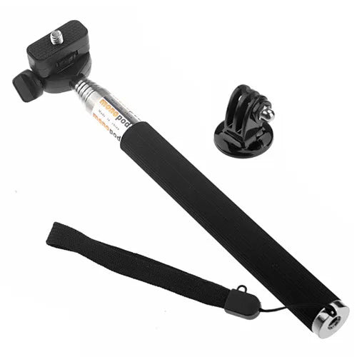 ORBMART Extendable Handheld Selfie Stick Monopod + Mount Adapter For Gopro Hero 5 4 3 3+ 2 SJ4000 Xiaomi Yi Sport Action Camera