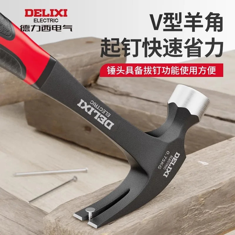 One-piece Claw Hammer Mini Nail Hammer Household Hammer Tool for Woodworking Tools